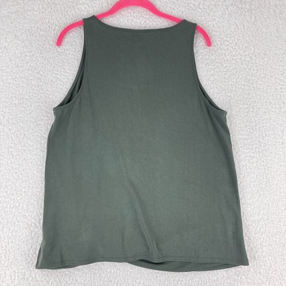 Torrid Green Front Knot Stretch Tank Top Womens Sleeveless Pullover Size Large - Picture 10 of 10